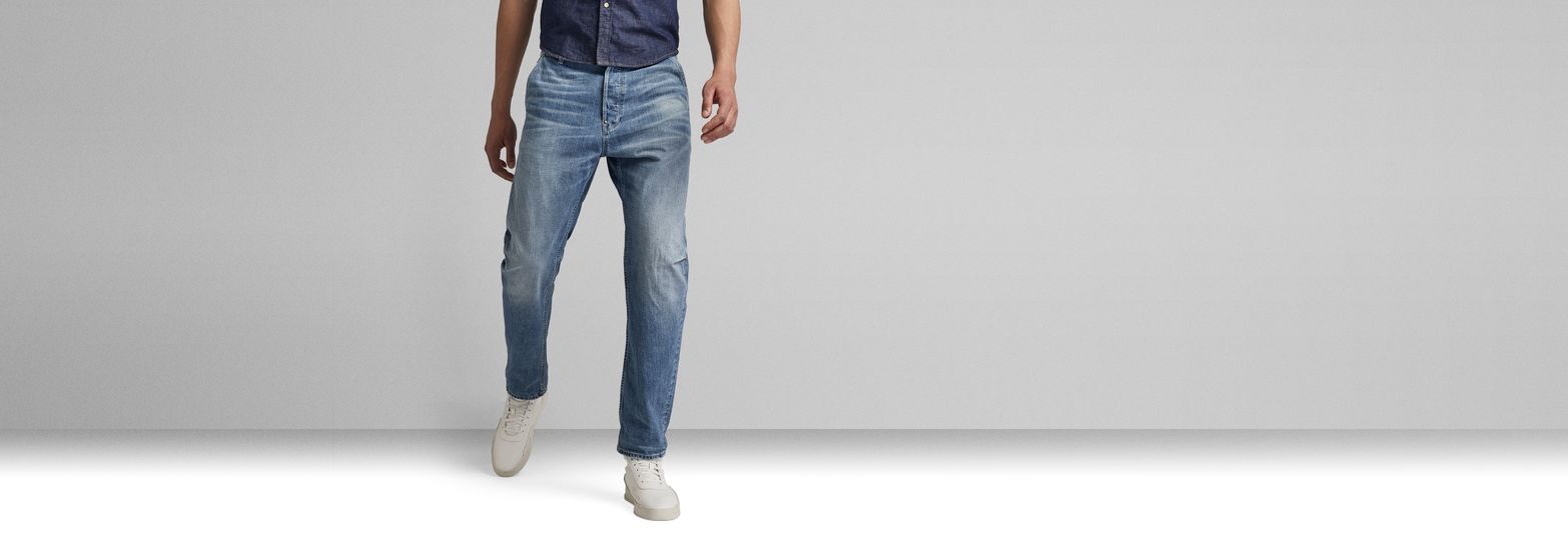 Grip 3D Relaxed Tapered Jeans | Medium blue | G-Star RAW® TH