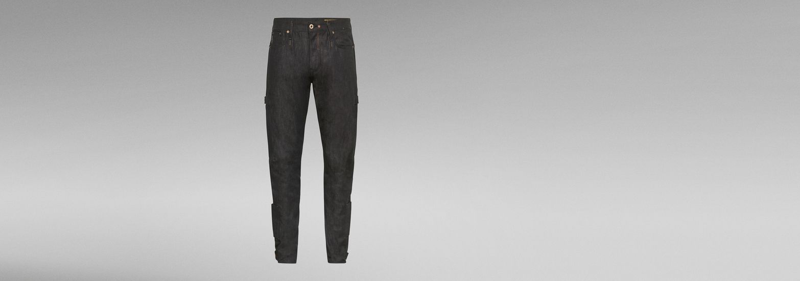 E Scutar 3D Tapered Adjusters Jeans | ブラック | G-Star RAW® JP
