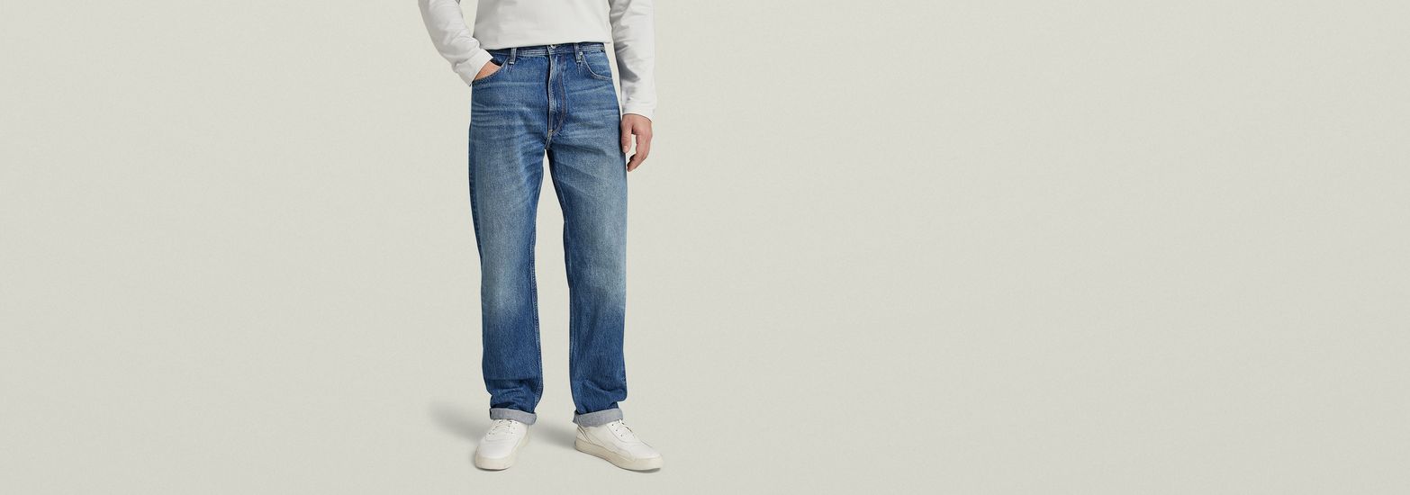 Type 49 Relaxed Straight Jeans | Medium blue | G-Star RAW® SE