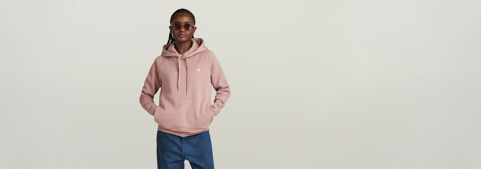 Pink g online star hoodie