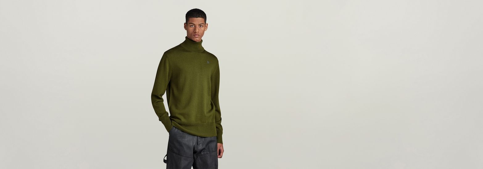 G star new arrivals core turtle knit