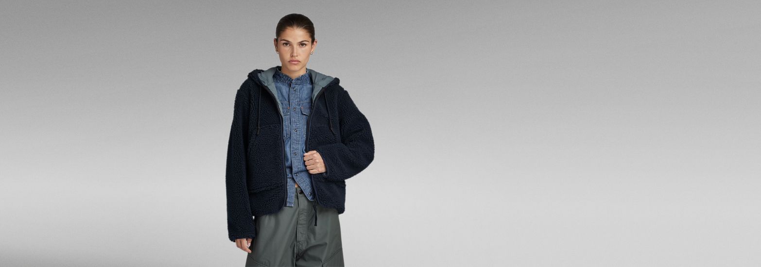 G star teddy parka shop