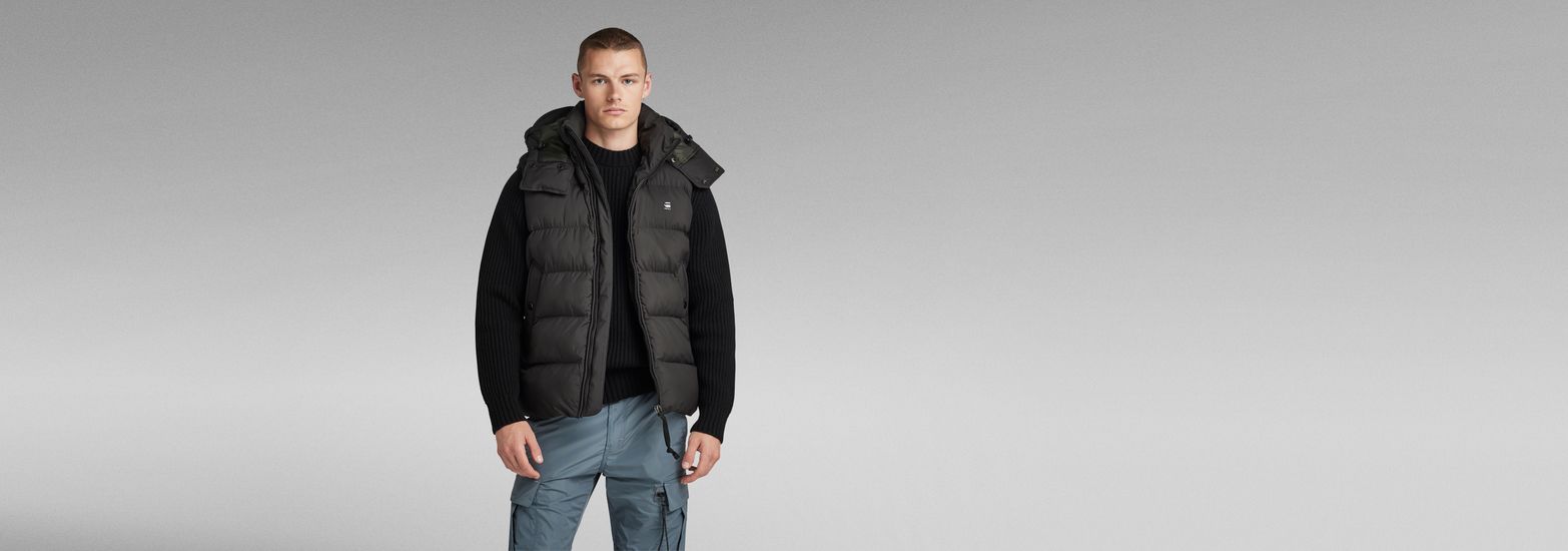 oversized cut off jacket / black — ZED