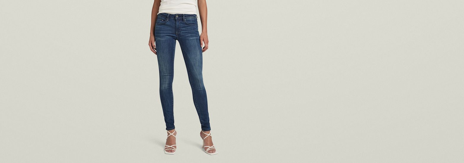 Midge Zip Mid-Waist Skinny Jeans