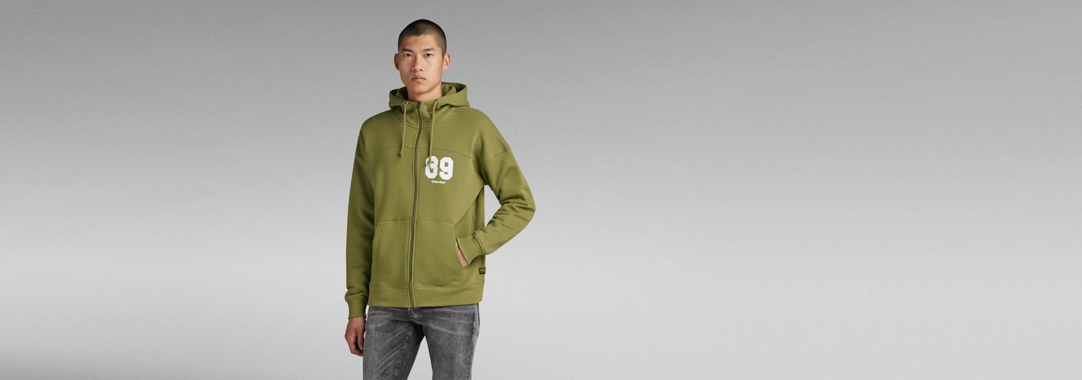 Green g star hoodie store