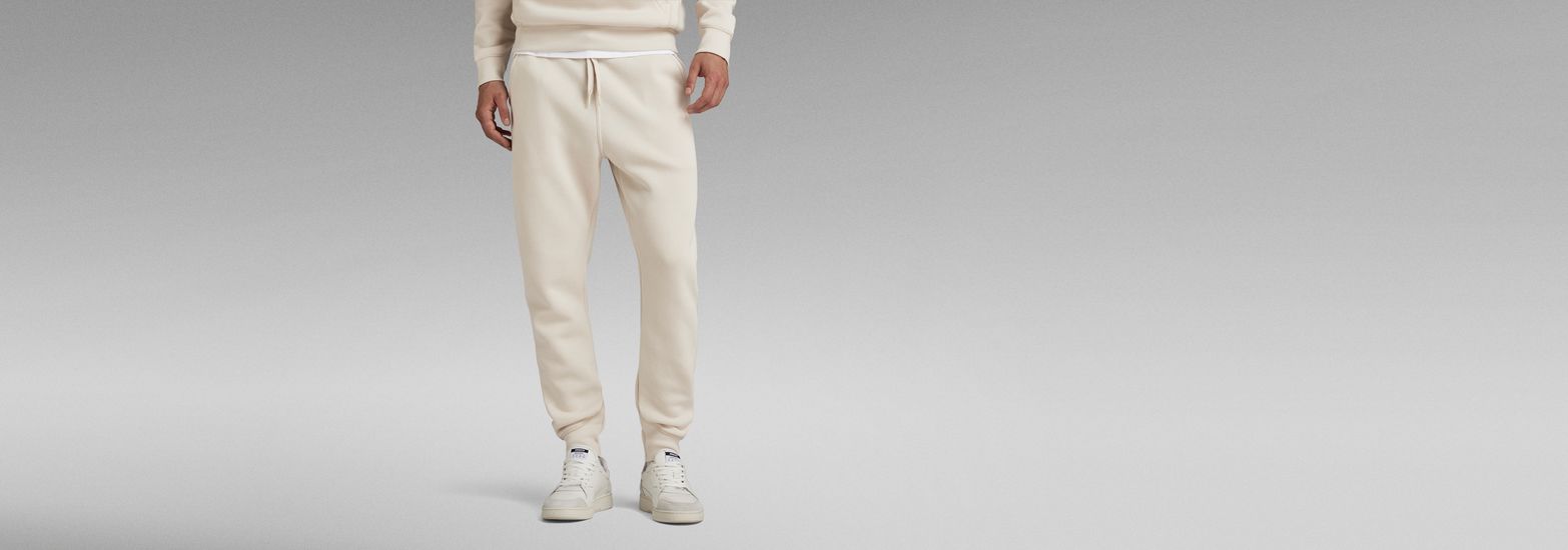 Premium Core Type C Sweat Pants, White