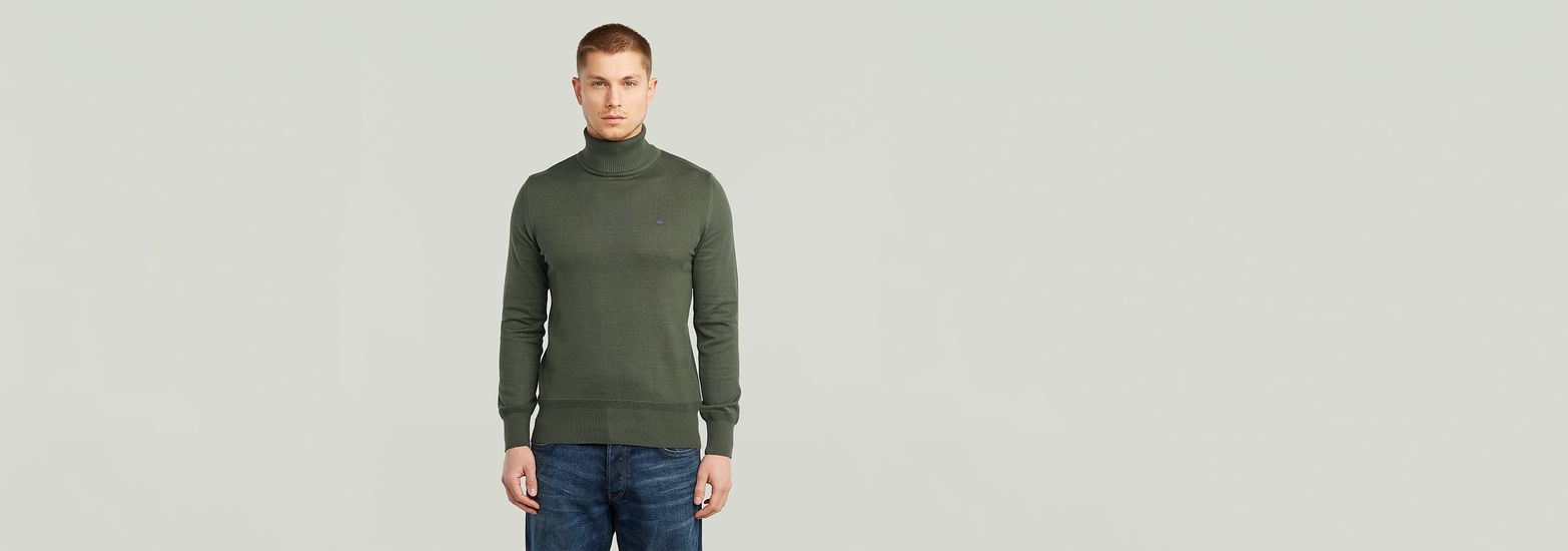 G star online core turtle knit