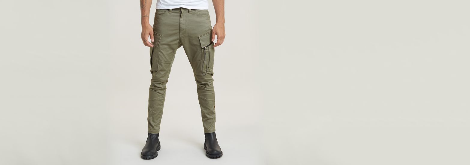 Zip Pocket 3D Skinny Cargo Pants 2.0 | Green | G-Star RAW® US