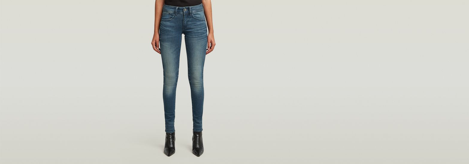 Lynn Skinny Jeans | Medium blue | G-Star RAW® US