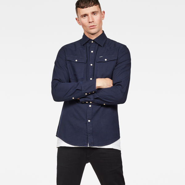 g star collar shirt