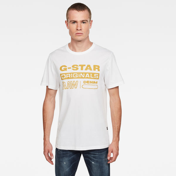 g star originals raw denim t shirt