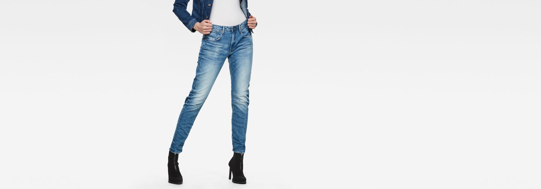blik vores Garderobe Arc 3D Low Waist Boyfriend Jeans | Dark blue | G-Star RAW® US