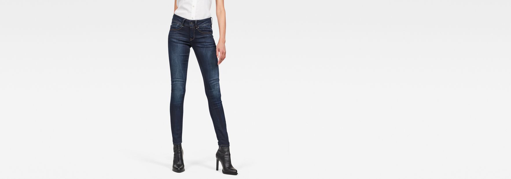 Lynn Mid Skinny Jeans | ブラック | G-Star RAW® JP