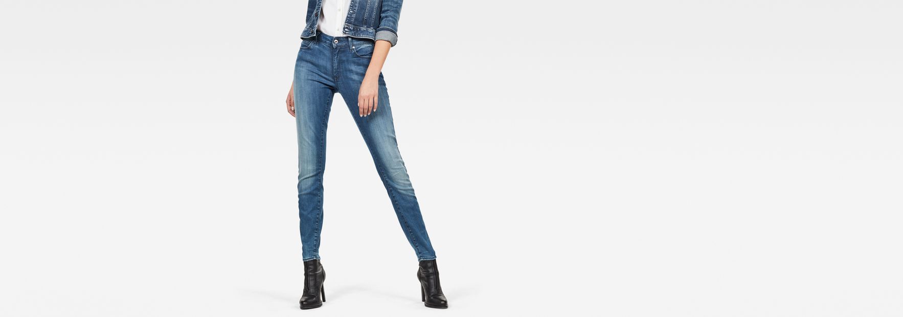 送料込★G-Star★ジーンズ Shape High Waist Super Skinny G-star Shape Super Skinny Jeans | Medium blue | G-STAR® US