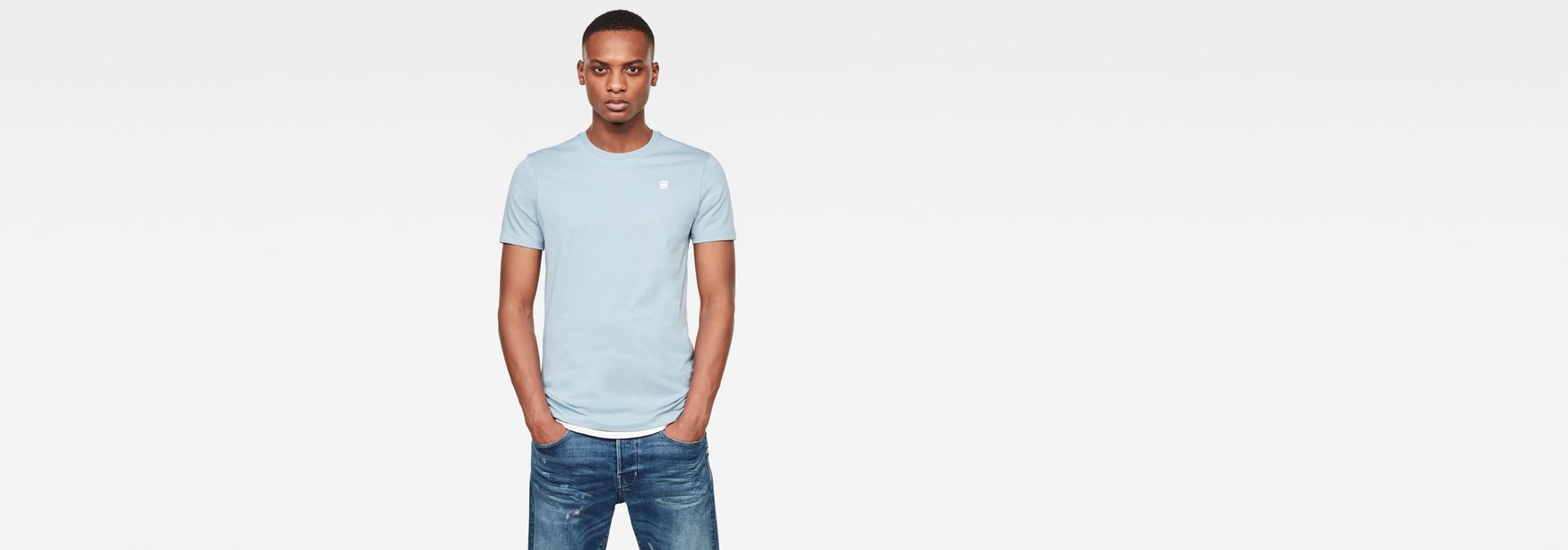 GRAW Slim T-Shirt | Light blue | G-Star RAW® ZA