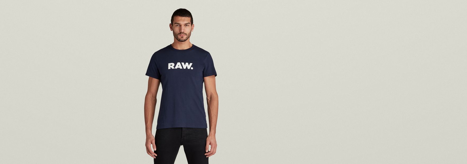  G-Star Raw Men's Holorn Graphic Crew Neck Short Sleeve