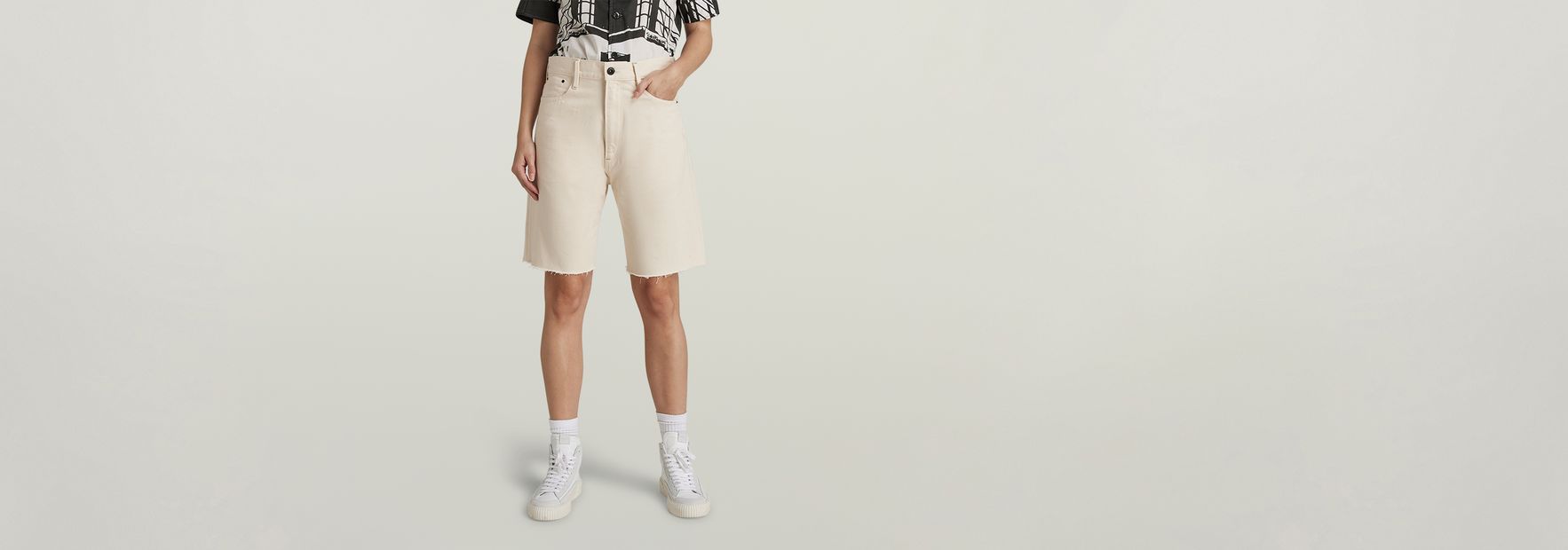 Type 89 Bermuda Shorts Beige G Star RAW CA