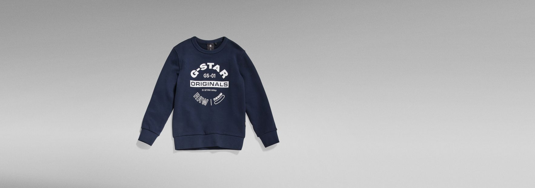 Kids Print Sweater RAW® | blue | PT G-Star Dark