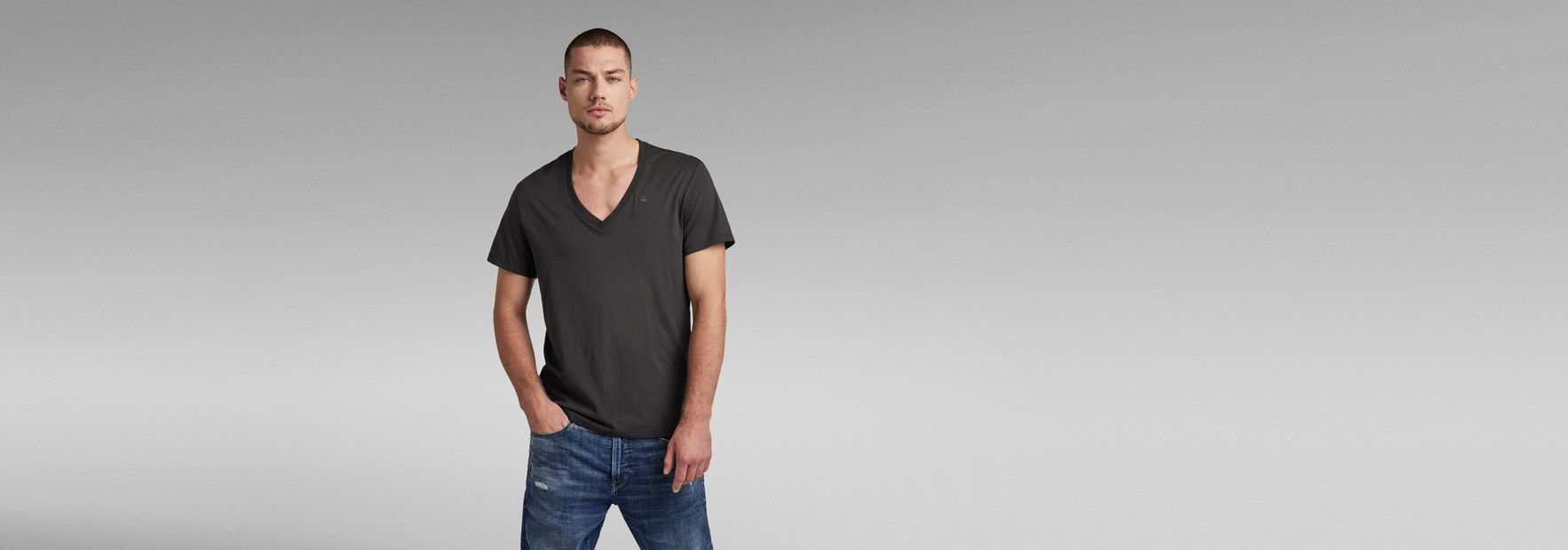 Basic V-Neck T-Shirt 2-Pack | Black | G-Star RAW® US | V-Shirts