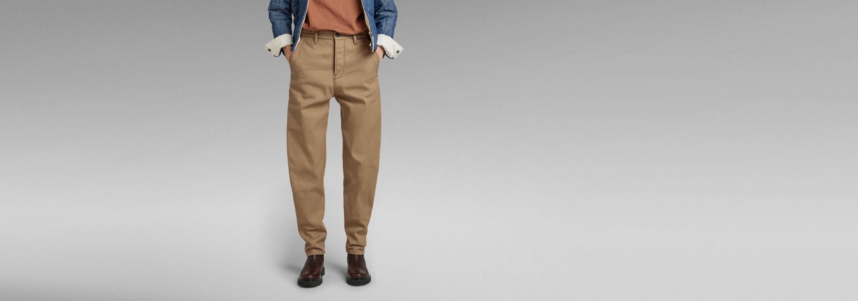 E Selvedge Tapered Chino | Green | G-STAR® US
