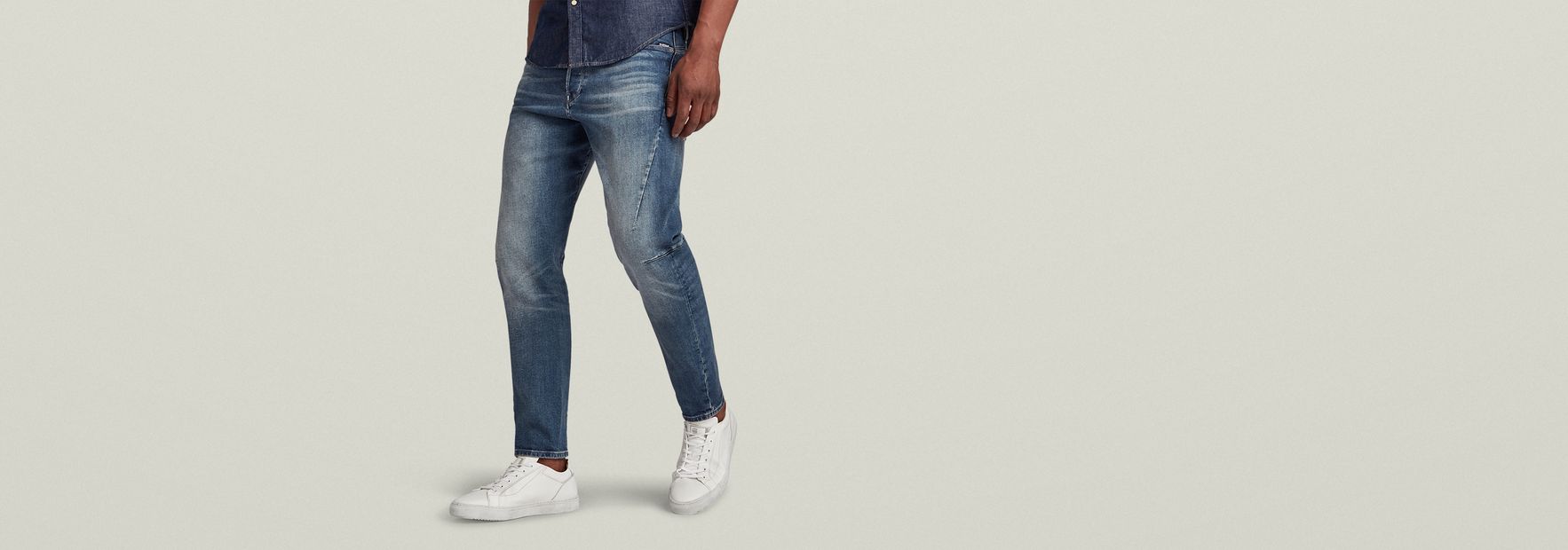 Scutar 3D Tapered Jeans | Medium blue | G-Star RAW® SG