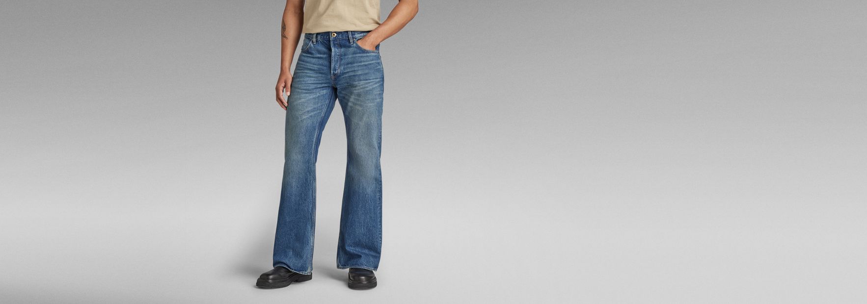 全国どこでも送料無料！ Bootcut A Triple Jeans KR G-STAR® | blue Medium | パンツ
