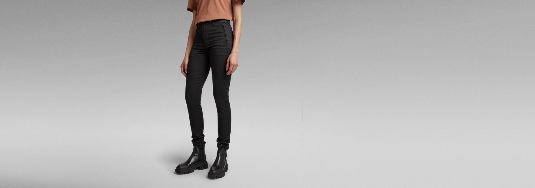 送料込★G-Star★チノパンツ Weld High Skinny Weld High Skinny Chino | Black | G-STAR® US