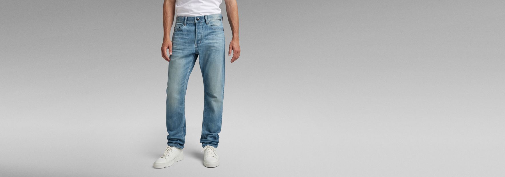 G-STAR ストレートデニム ライトブルー Triple A Regular Straight Jeans | Light blue | G-STAR® US