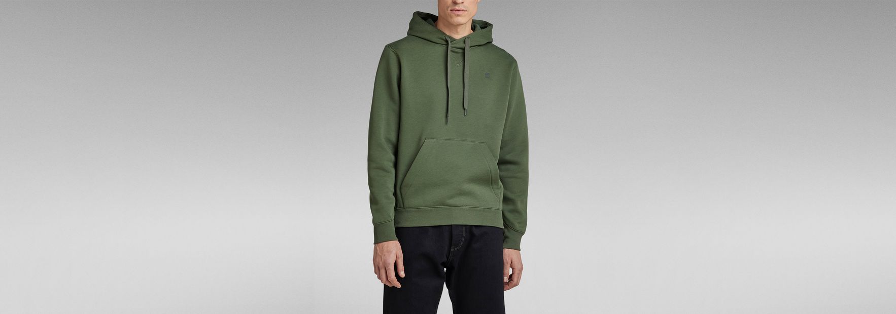 Premium Core Hooded Sweater | Green | G-Star RAW® ZA