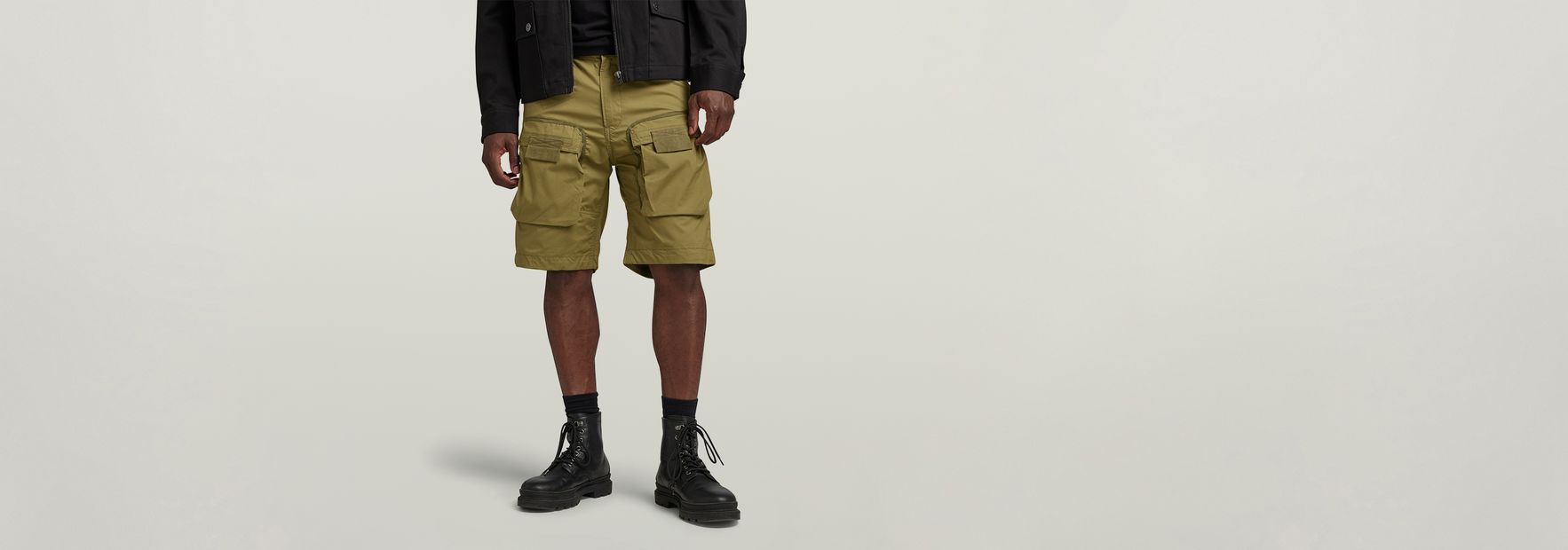 3D Regular Cargo Shorts Green G Star RAW GB