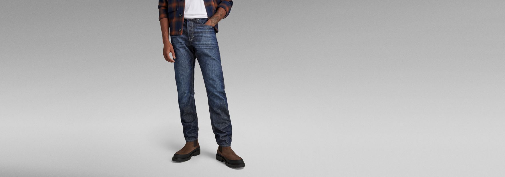 Triple A Straight Jeans | Red | G-Star RAW®