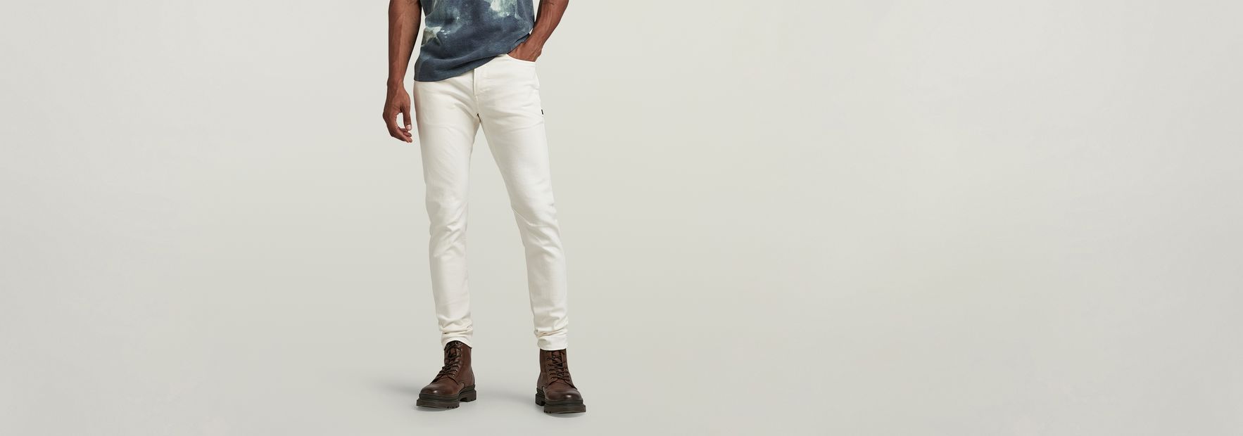 D-Staq 3D Slim Jeans | ホワイト | G-Star RAW® JP