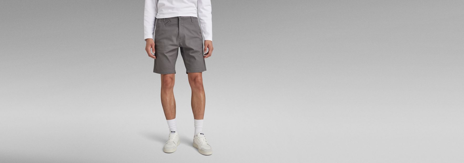 Bronson 2.0 Slim Chino Shorts Grey G STAR AU