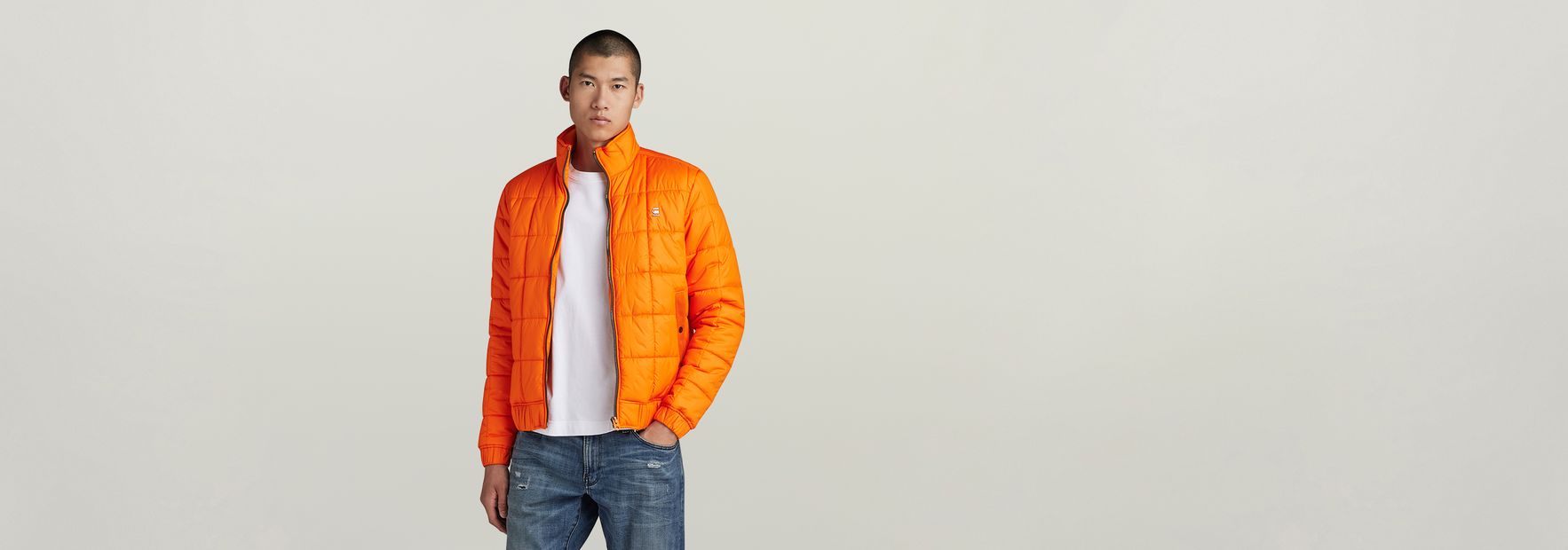G star orange jacket sales