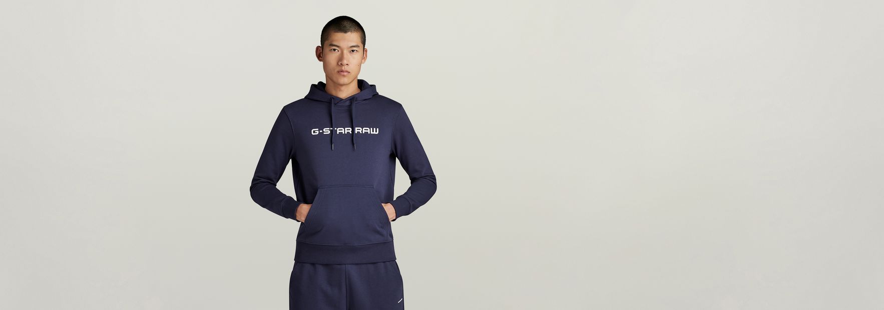 G star shop raw grey hoodie