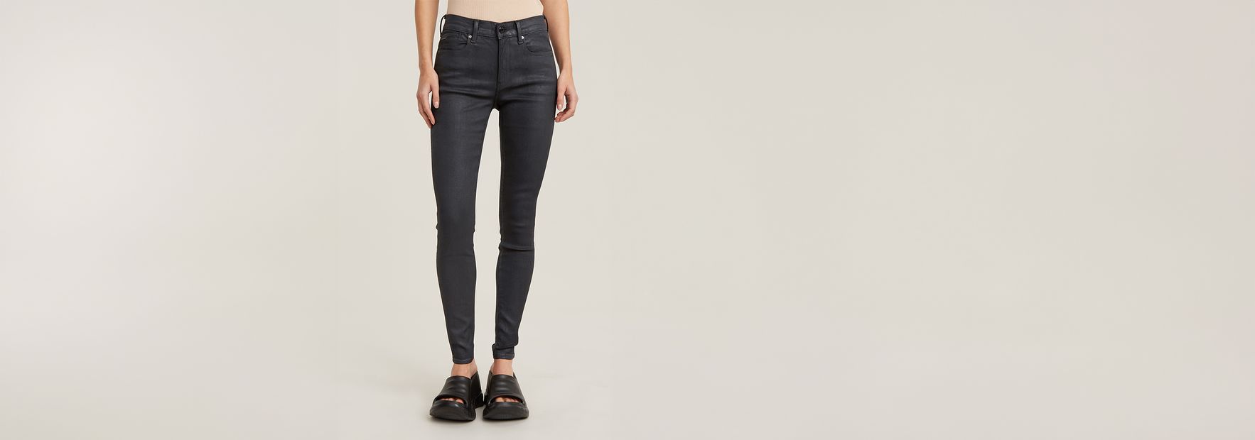 Lhana Skinny Jeans | Dark blue | G-STAR® US