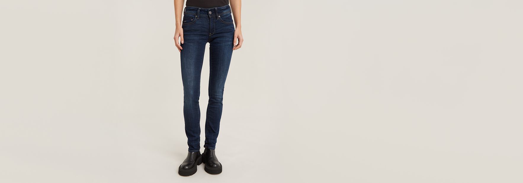 Midge Straight Jeans | Dark blue | G-Star RAW® US