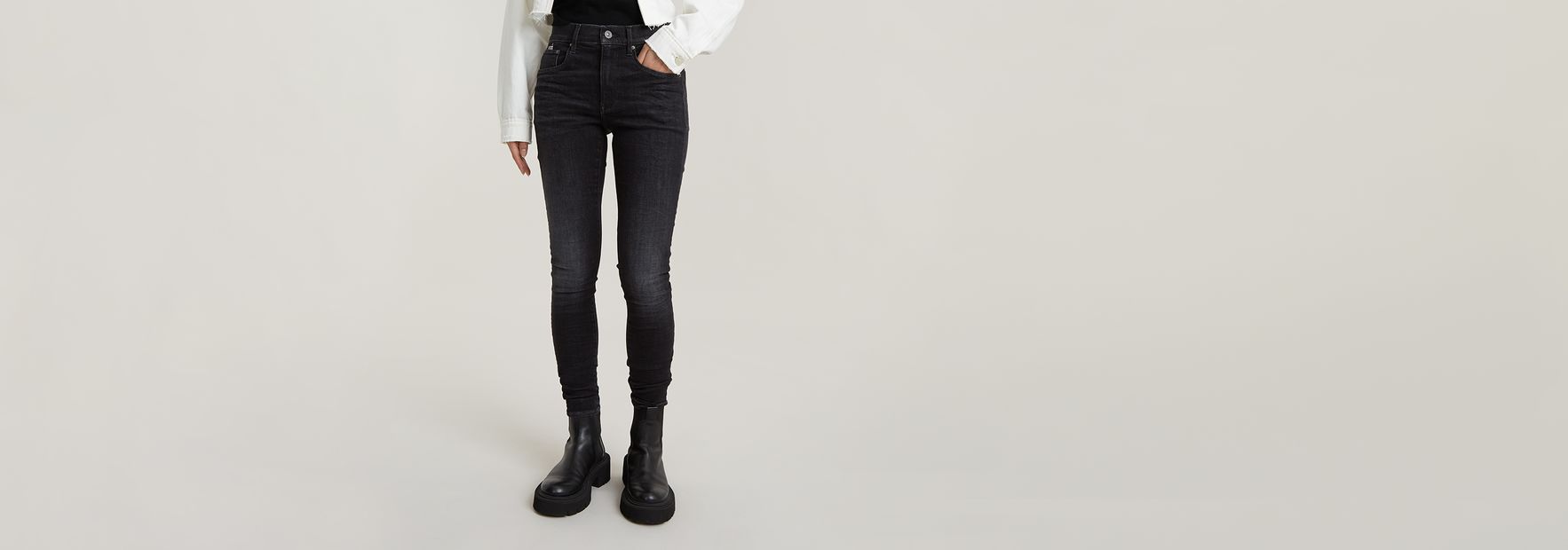 3301 Skinny Jeans | ブラック | G-STAR® JP