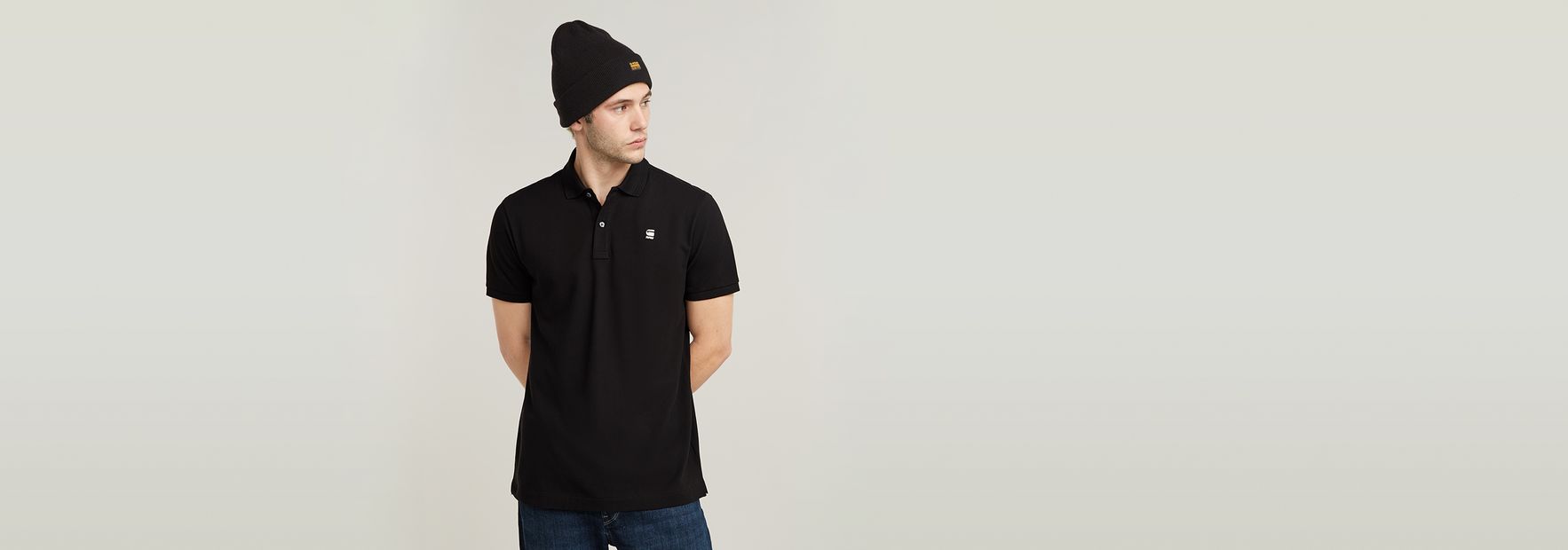 Dunda Slim Polo | ブラック | G-STAR® JP