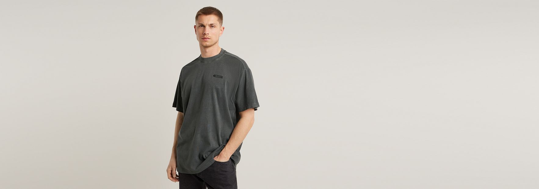 Pigment Dye Loose T-Shirt | Red | G-STAR® TW
