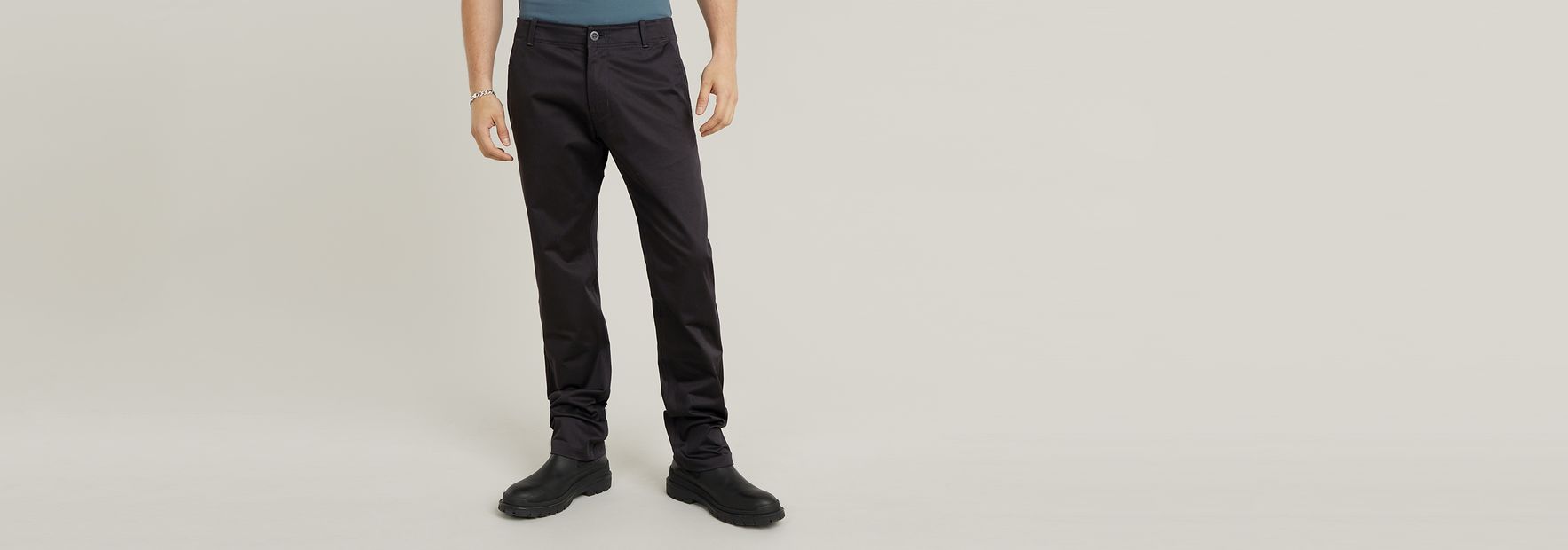 Mosa Straight Chino | Black | G-STAR® US