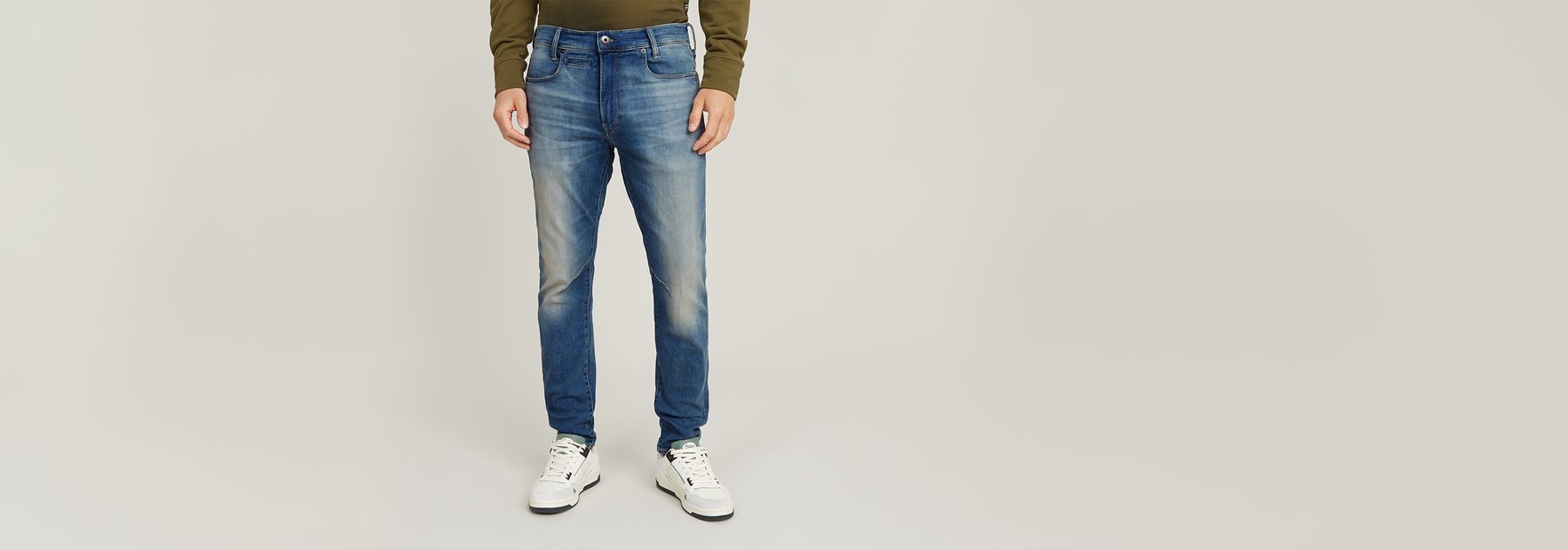 D-Staq 3D Slim Jeans | Medium blue | G-STAR® US