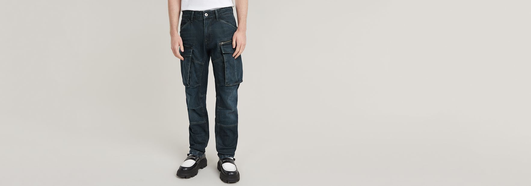 Rovic Zip 3D Regular Tapered Denim | Medium blue | G-STAR® TW