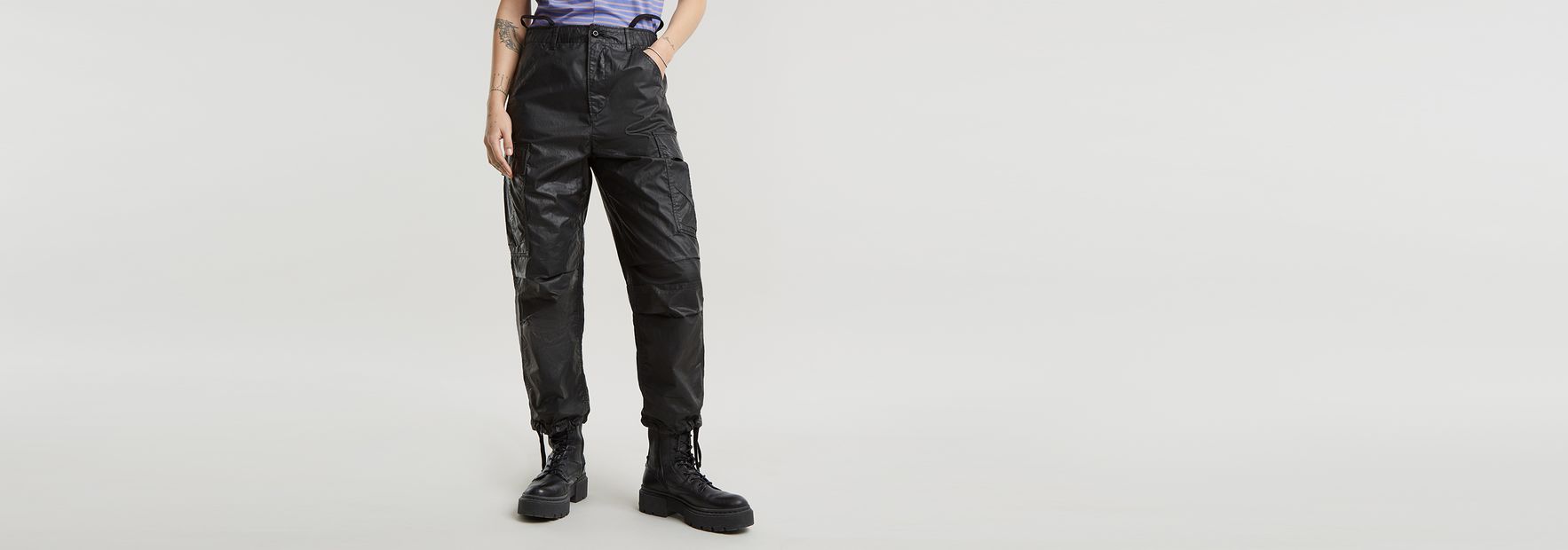 【YOURNUS】Bullet Crop Cargo Pants Lululemon Light Utilitech Cargo Pocket High-Rise Crop