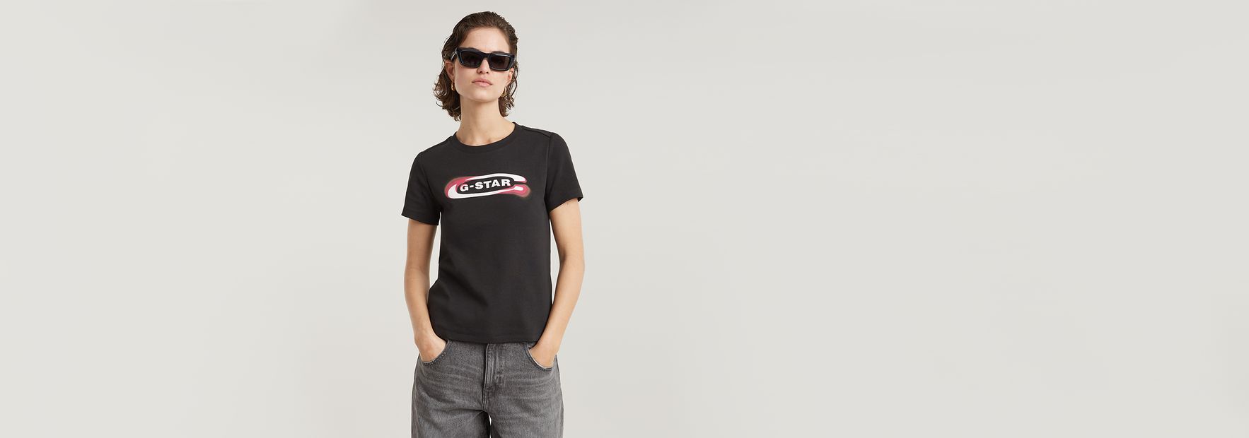 Old Skool Logo Top | Black | G-STAR® US