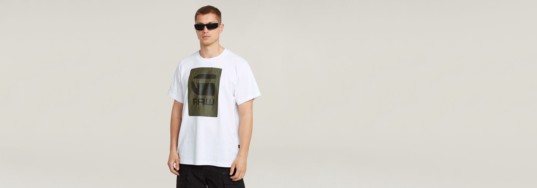 送料込★G-Star★Faux Embro Logo R T 半袖Tシャツ G-Star Faux Embroidery Logo Tee – DTLR
