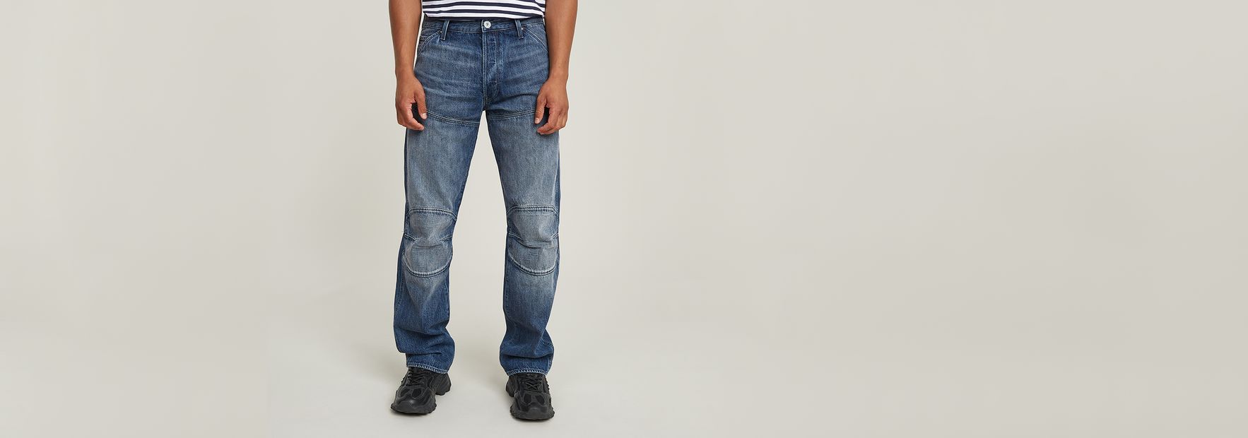 G-STAR Elwood 3D Regular Jeans | Beige | G-STAR® US G-STAR Elwood 3D Regular Jeans | Beige | G-STAR® US