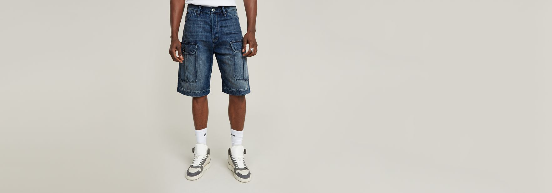 【SCENERITY】Romi 3D Cargo Bermuda Pants g-star-bend-3d-cargo-shorts-