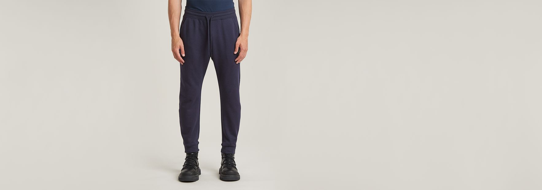 Logo Sweat Pants | Black | G-STAR® ZA