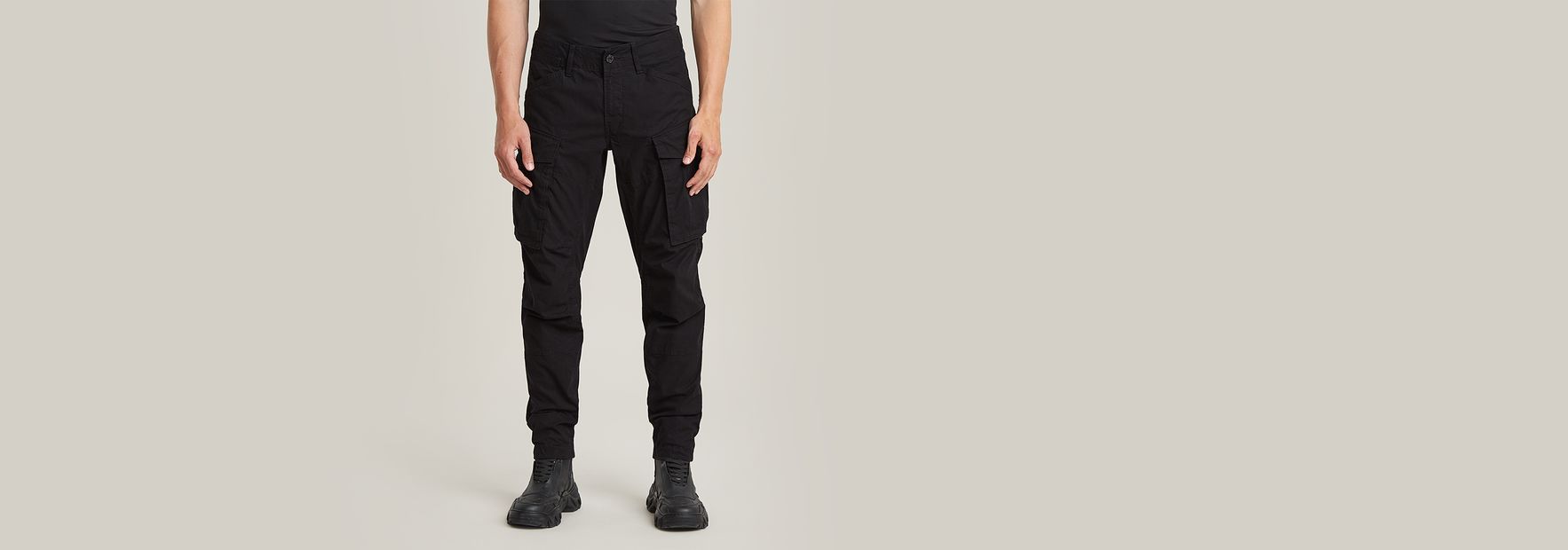 Cargo Pants 3D Regular Tapered Cuffed | Black | G-STAR® NL